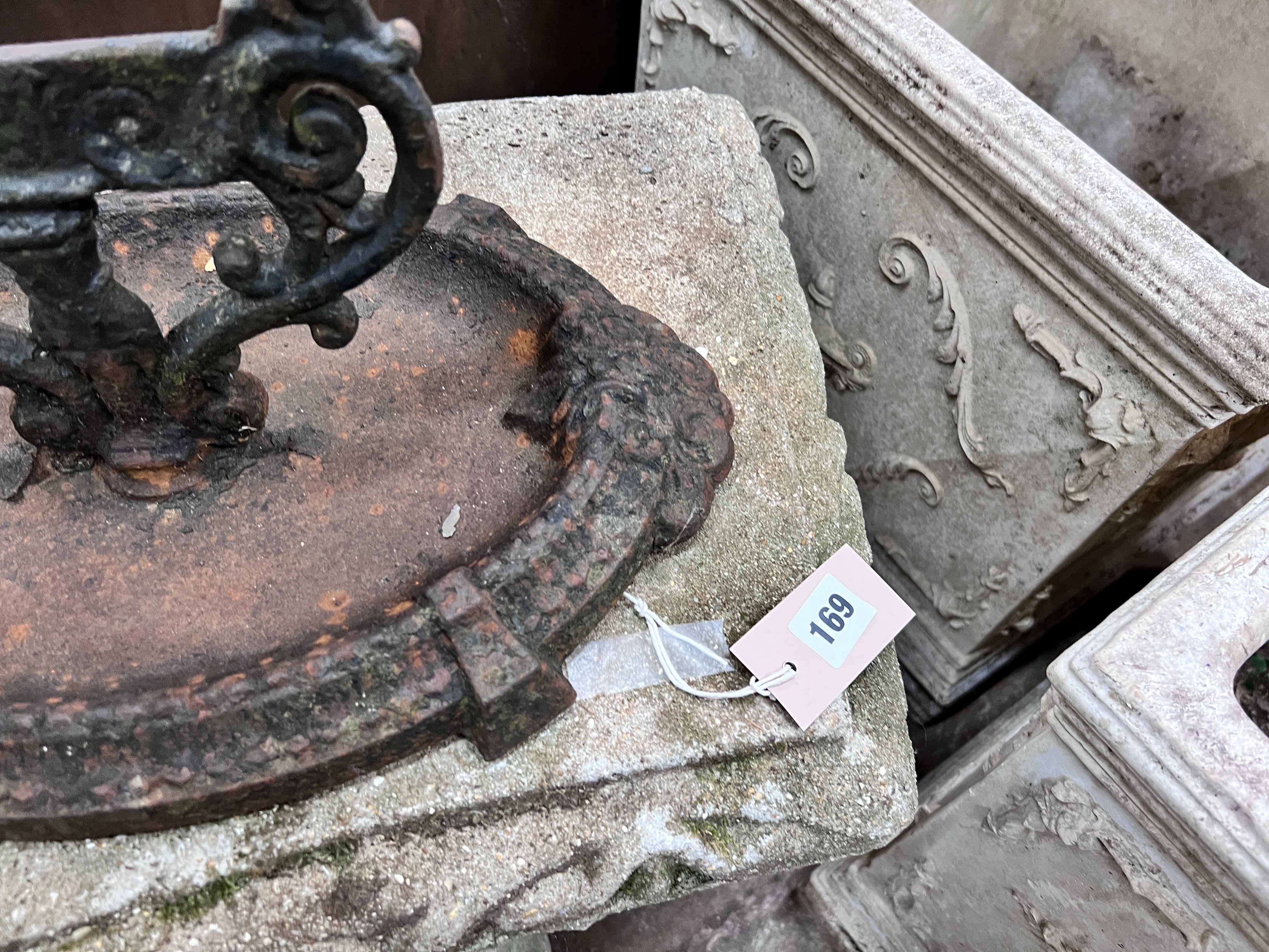 A Victorian cast iron boot-scraper, 41cm *Please note the sale commences at 9am.